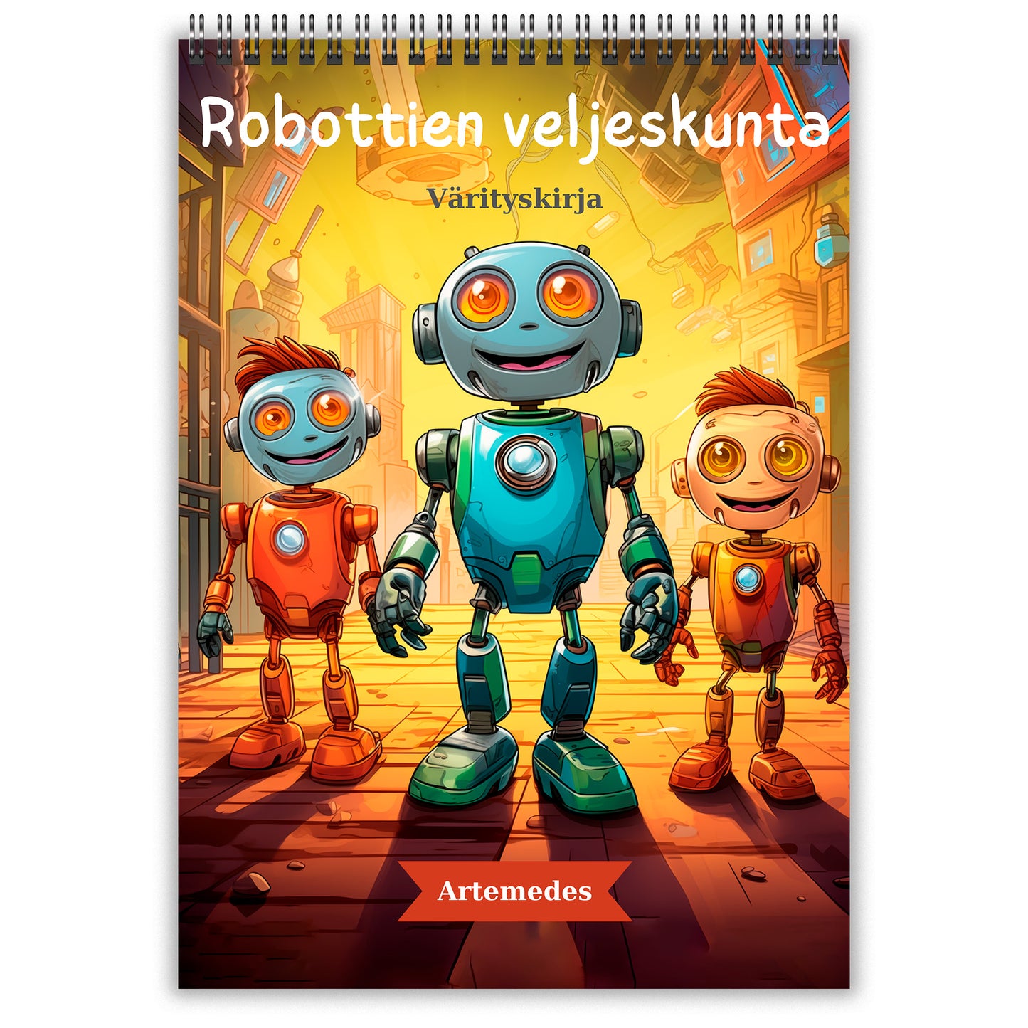 lasten värityskirja, robottien veljeskunta